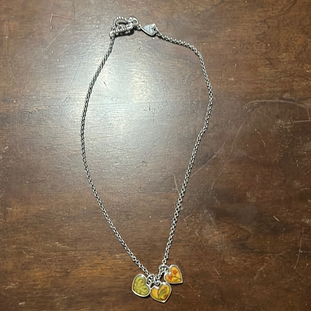 Brighton 3 heart necklace